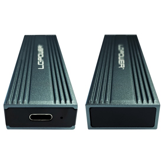 MBR LC Power Külső ház - USB 3.2 Type-C - NVMe vagy SATA M.2 SSD - LC-M2-C-MULTI-3