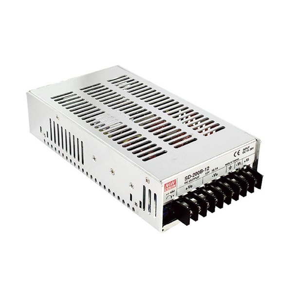 MEAN WELL SD-200D-24 24VDC 8,4A 202W 1,5kV-ig szigetelt DC/DC konverter