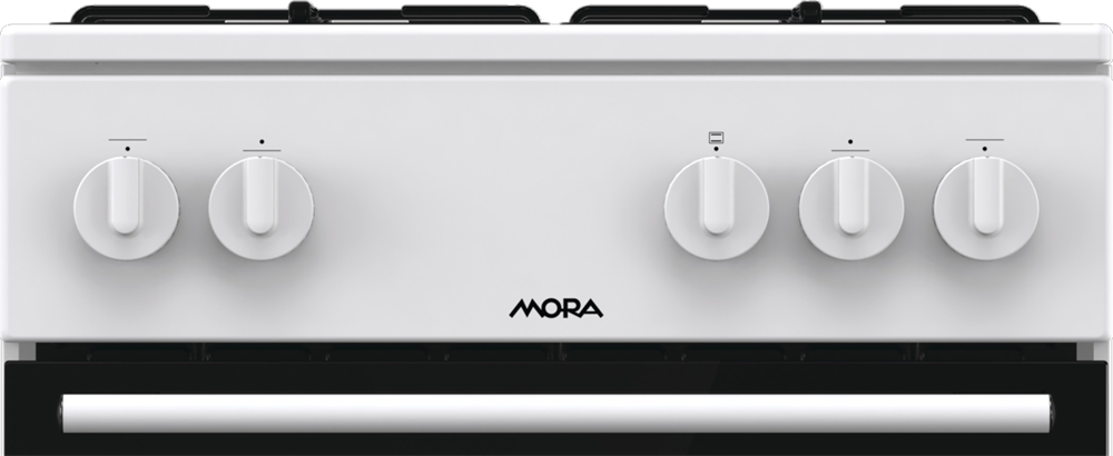 MORA P2241A1W fehér, szabadonálló, gáz, főzőzóna: 4, sütő:70L, tűzhely (Újszerű)