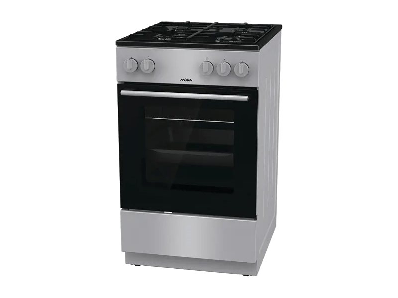 MORA P2252A1S szürke, szabadonálló, gáz, főzőzóna: 4, sütő:70L, tűzhely