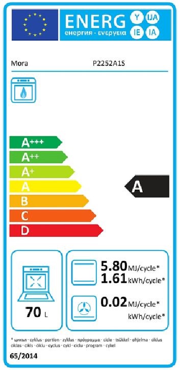 MORA P2252A1S szürke, szabadonálló, gáz, főzőzóna: 4, sütő:70L, tűzhely