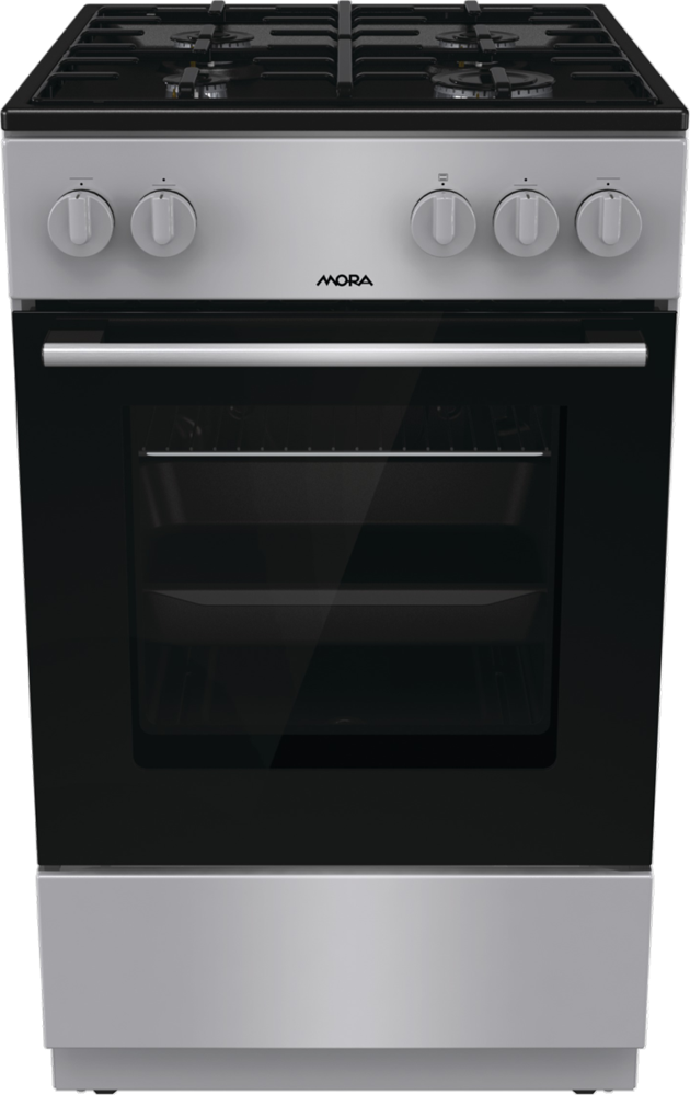 MORA P2252A1S szürke, szabadonálló, gáz, főzőzóna: 4, sütő:70L, tűzhely