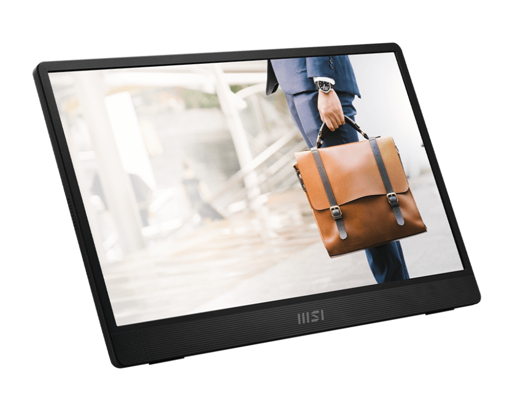 MSI 15,6" PRO MP161 E2 FHD IPS miniHDMI/USB-C hordozható monitor