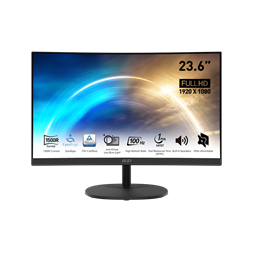 MSI 23,6" PRO MP2412C FHD VA 100Hz HDMI/DP fekete ívelt Business monitor