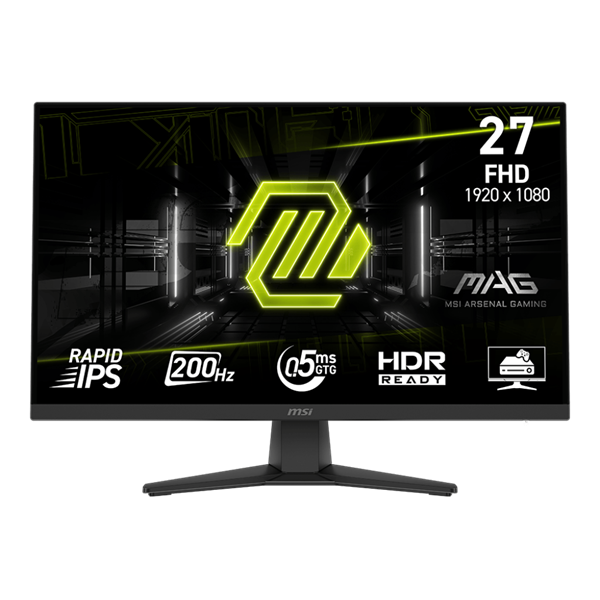 MSI 27" 272F FHD Rapid IPS 200Hz  HDMI/DP gamer monitor