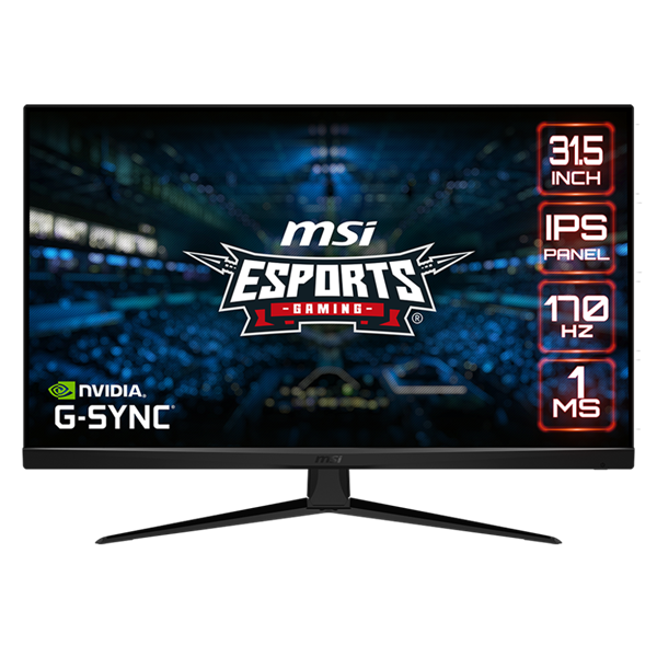 MSI 31,5" G321Q QHD IPS 170Hz HDMI/DP fekete gamer monitor