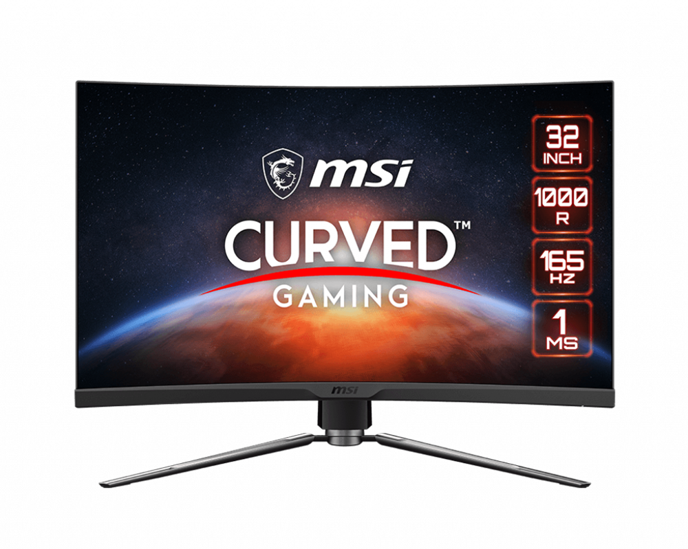 MSI 31,5" MAG ARTYMIS 324CP FHD VA 165Hz DP/HDMI/USB ívelt gamer monitor