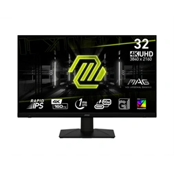 MSI 32" Gaming MAG 322UPF 4K UHD IPS 160Hz DP/HDMI/USB-C fekete gamer monitor (Újszerű)