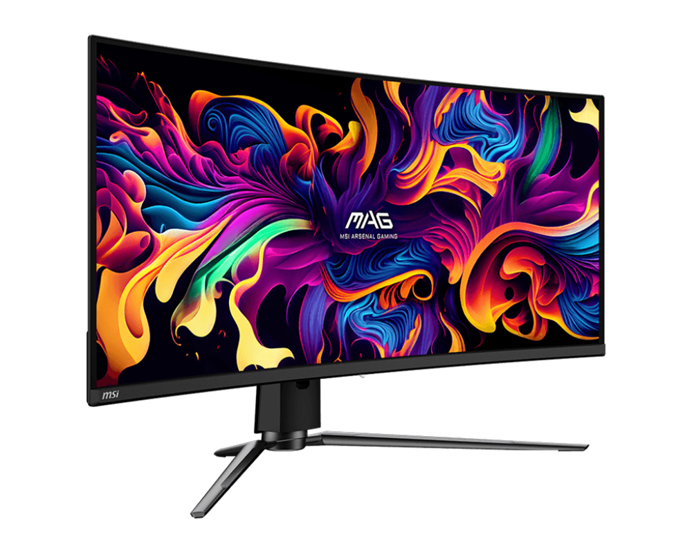 MSI 34" MAG 341CQP UWQHD QD-OLED 175Hz HDMI/DP/USB-C fekete ívelt gamer monitor