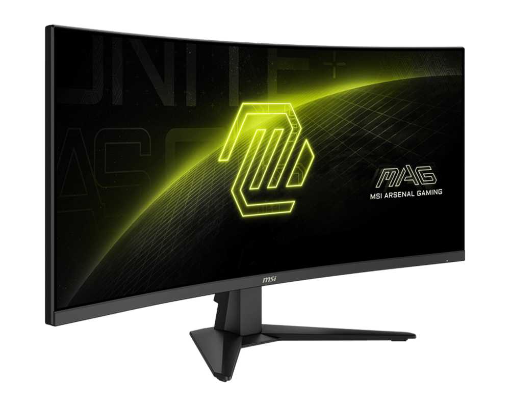 MSI 34" MAG 346CQ UWQHD VA 180Hz HDMI/DP fekete ívelt gamer monitor