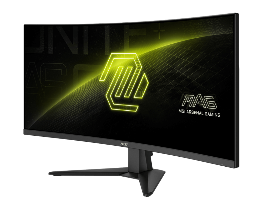 MSI 34" MAG 346CQ UWQHD VA 180Hz HDMI/DP fekete ívelt gamer monitor