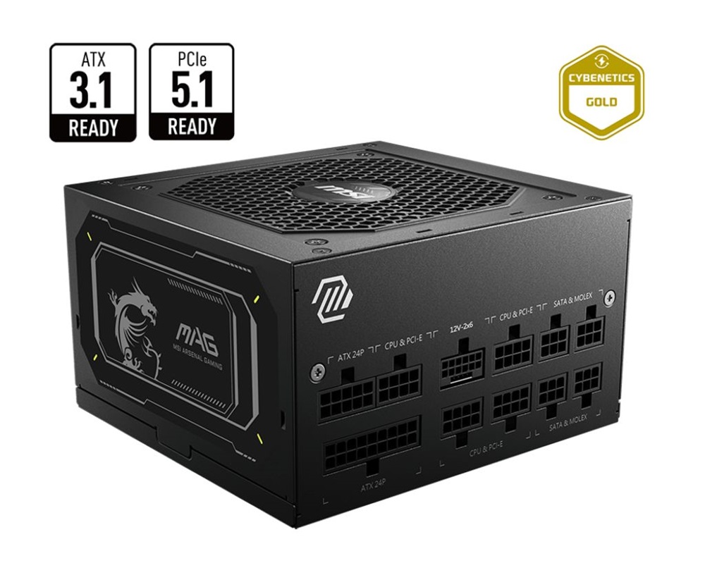 MSI 750W 80+ Gold moduláris tápegység