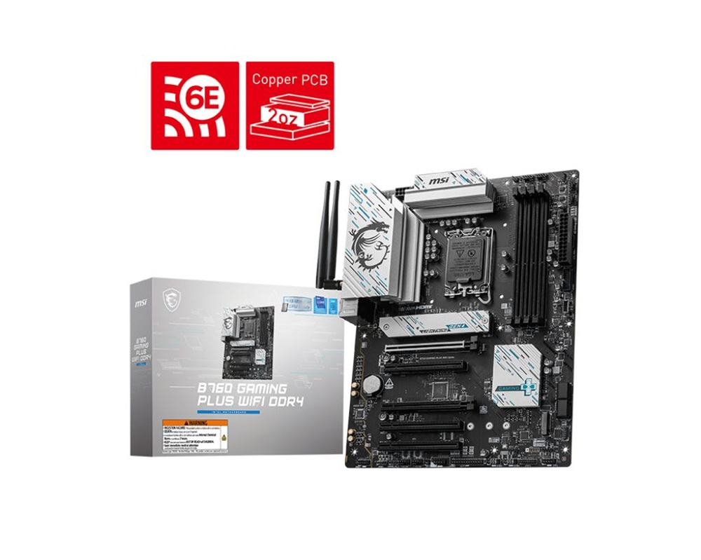 MSI B760 GAMING PLUS Wi-Fi D4 Intel B760 LGA1700 ATX alaplap