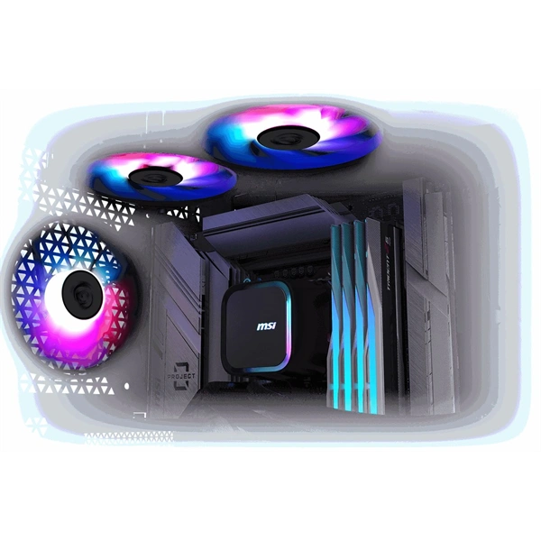 MSI Coreliquid A13 240 fekete vízhűtéses processzor hűtő