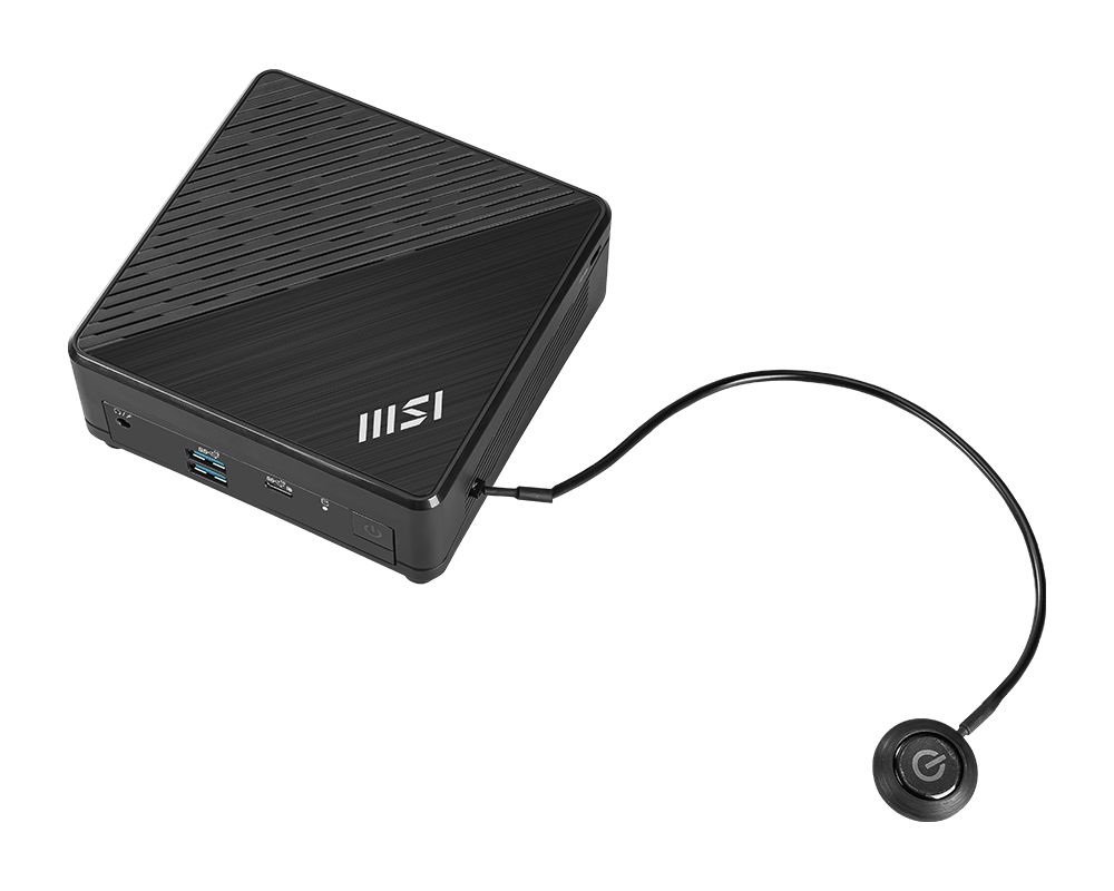 MSI Cubi N ADL S/Intel N100/fekete Barebone PC - ADL-S-225BEU-BN100XX