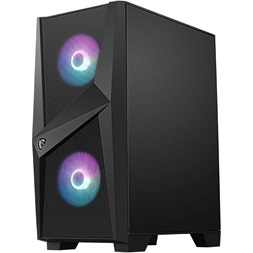 MSI FORGE 100R fekete (táp nélküli) ablakos ATX ház