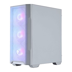 MSI FORGE M100R (táp nélküli) ablakos 4xARGB fehér mATX ház