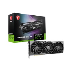MSI GeForce RTX 4070 Ti GAMING X SLIM 12G nVidia 12GB GDDR6X 192bit PCIe videókártya