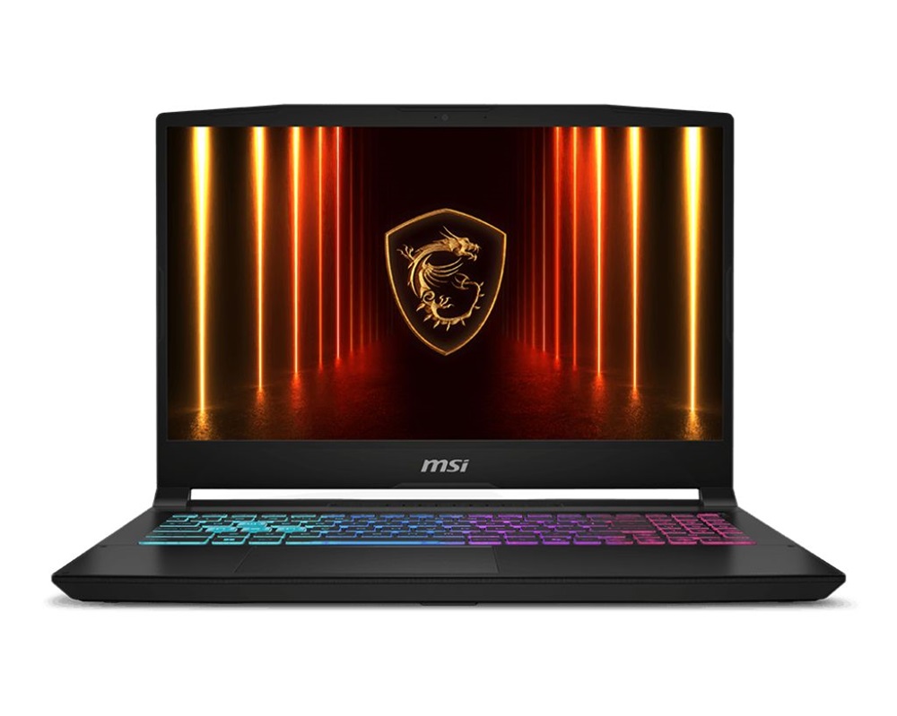 MSI Katana 15 HX B14WFK 15,6"QHD/Intel Core i5-14450HX/16GB/512GB/RTX 5060 8GB/FreeDOS/fekete laptop