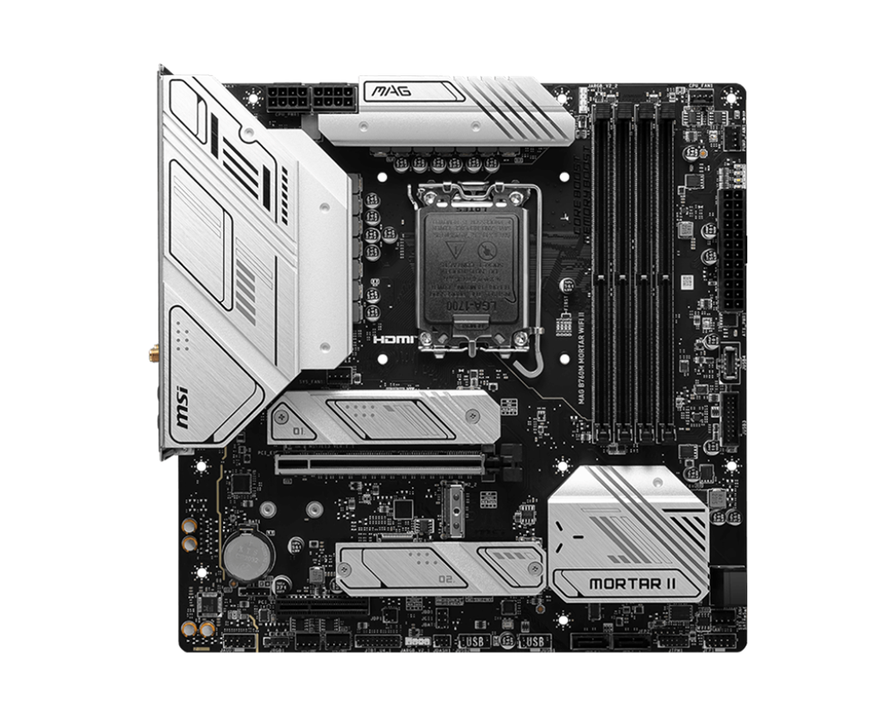 MSI MAG B760M MORTAR WIFI II Intel B760 LGA1700 mATX alaplap