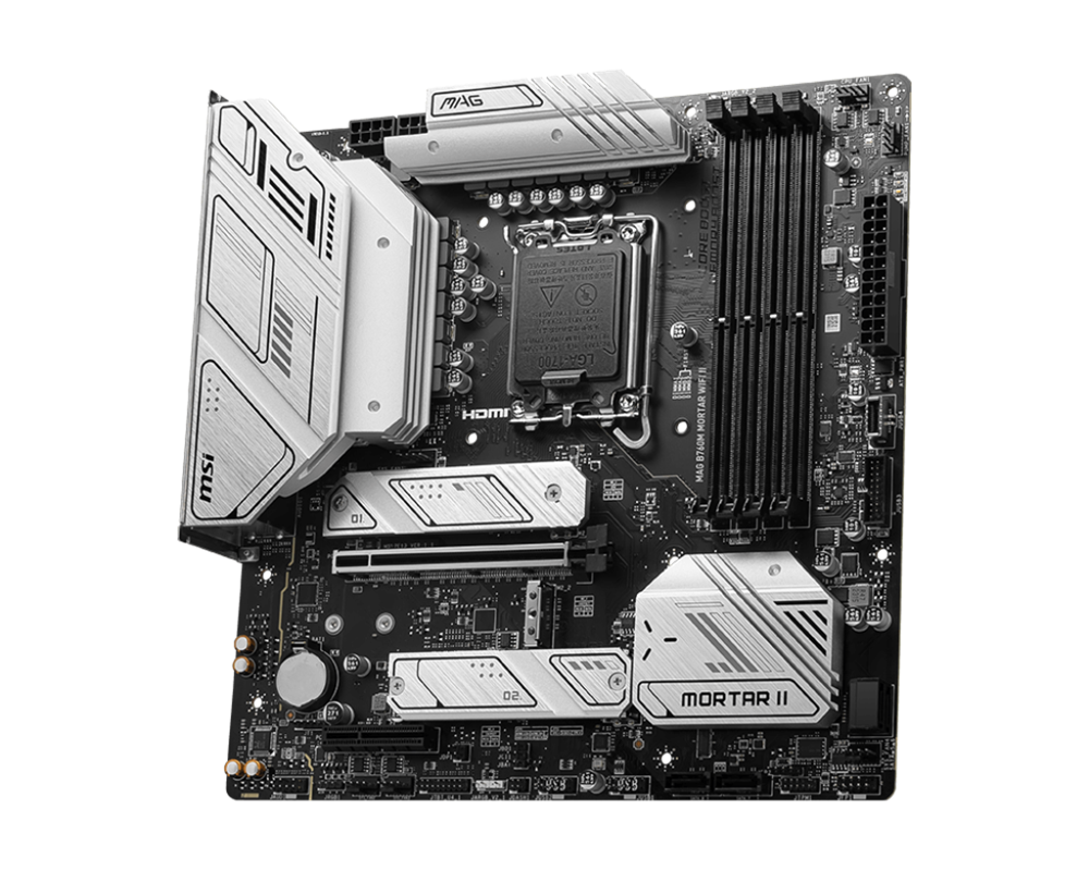 MSI MAG B760M MORTAR WIFI II Intel B760 LGA1700 mATX alaplap