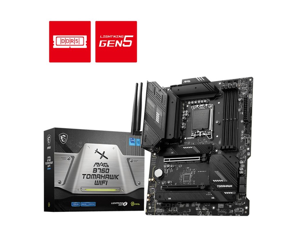 MSI MAG B760 TOMAHAWK WIFI Intel B760 LGA1700 ATX alaplap