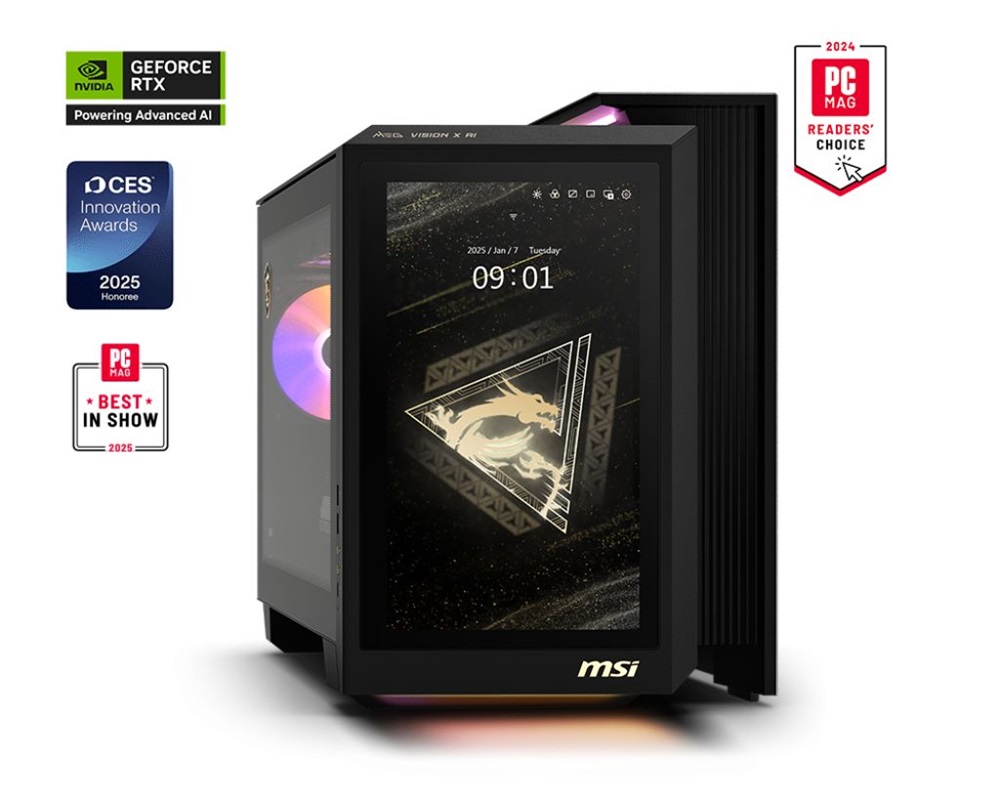 MSI MEG Vision X AI 2NVZ9-046EU/Core Ultra 9 285K/128GB/2TB/Win11/RTX 5090 32GB/fekete asztali számítógép