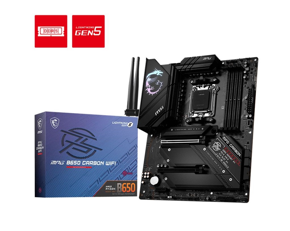 MSI MPG B650 CARBON WIFI AMD B650 AM5 ATX alaplap