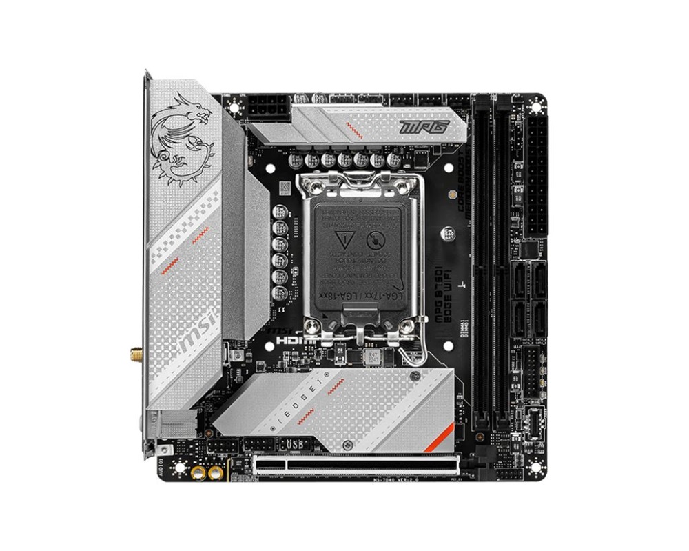 MSI MPG B760I EDGE WIFI Intel B760 LGA1700 Mini-ITX alaplap