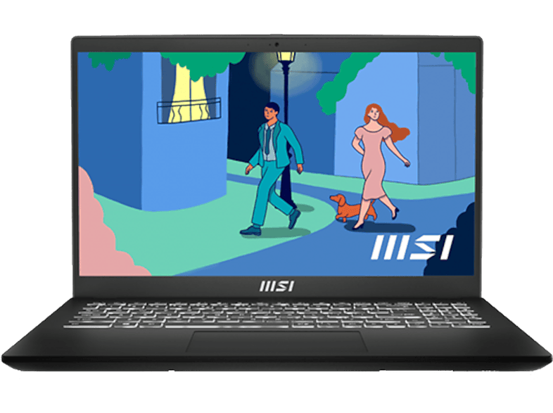 MSI Modern 15 15 B11M-065X 15,6"FHD/Intel Core i5-1155G7/8GB/512GB/Int.VGA/fekete laptop