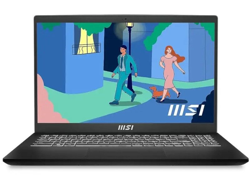 MSI Modern 15 B13M-1030 15,6"FHD/Intel Core i3-1315U/8GB/512GB/Int.VGA/fekete laptop