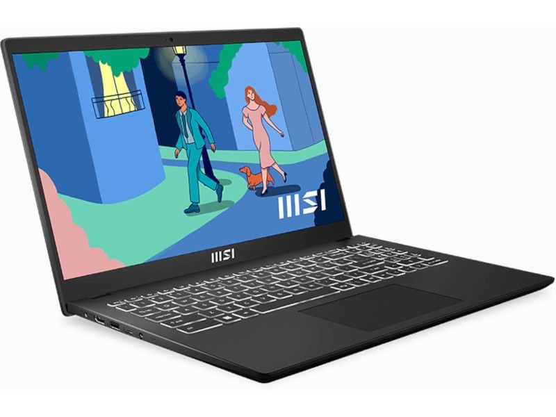 MSI Modern 15 B13M-1030 15,6"FHD/Intel Core i3-1315U/8GB/512GB/Int.VGA/fekete laptop