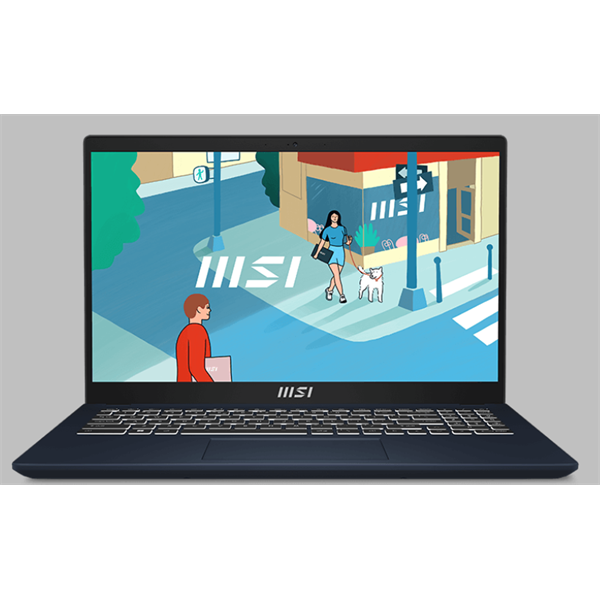 MSI Modern 15 B13M-1033 15,6"FHD/Intel Core i5-1335U/16GB/512GB/Int.VGA/Win11/fekete laptop