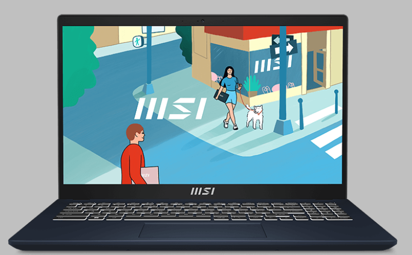 MSI Modern 15 B13M-1033 15,6"FHD/Intel Core i5-1335U/16GB/512GB/Int.VGA/Win11/fekete laptop