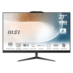 MSI Modern AM272P 12M-1202XEU-B31215U8GS50XXANA 27"FHD/Core i3-1215U/8GB/500GB/fekete All-in-One asztali számítógép