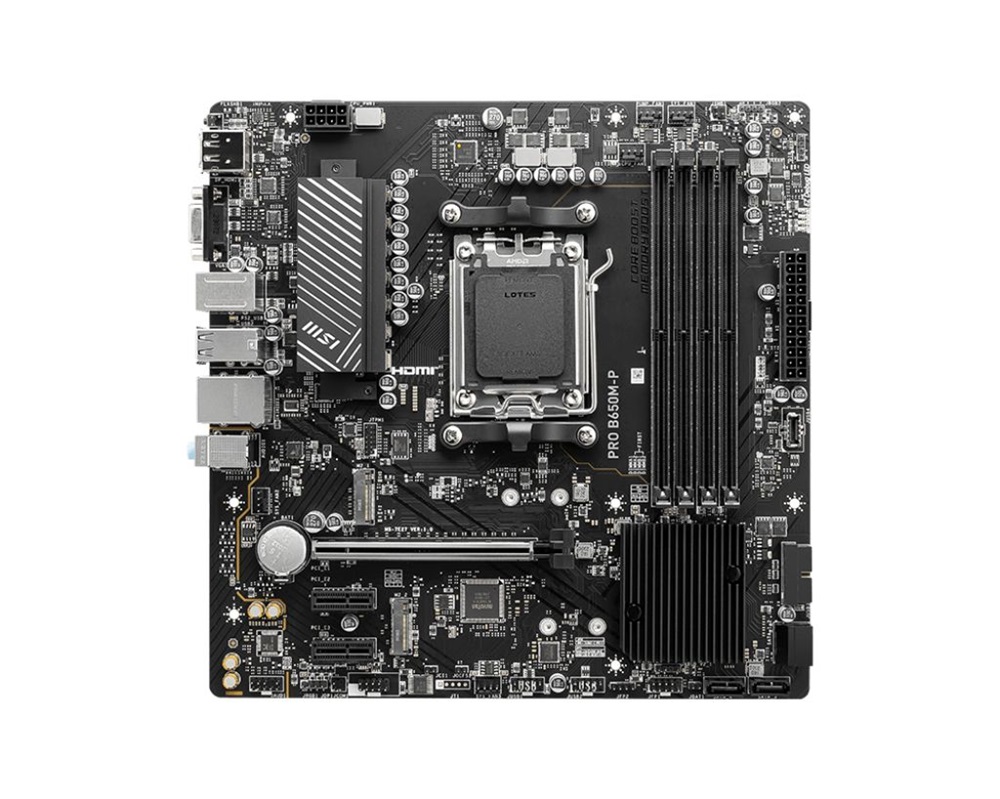 MSI PRO B650M-P AMD B650 AM5 mATX alaplap