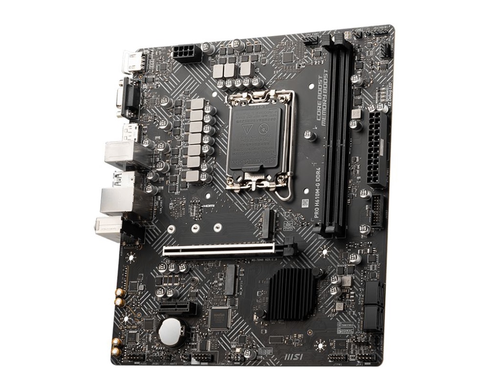 MSI PRO H610M-G Intel H610 LGA1700 mATX alaplap