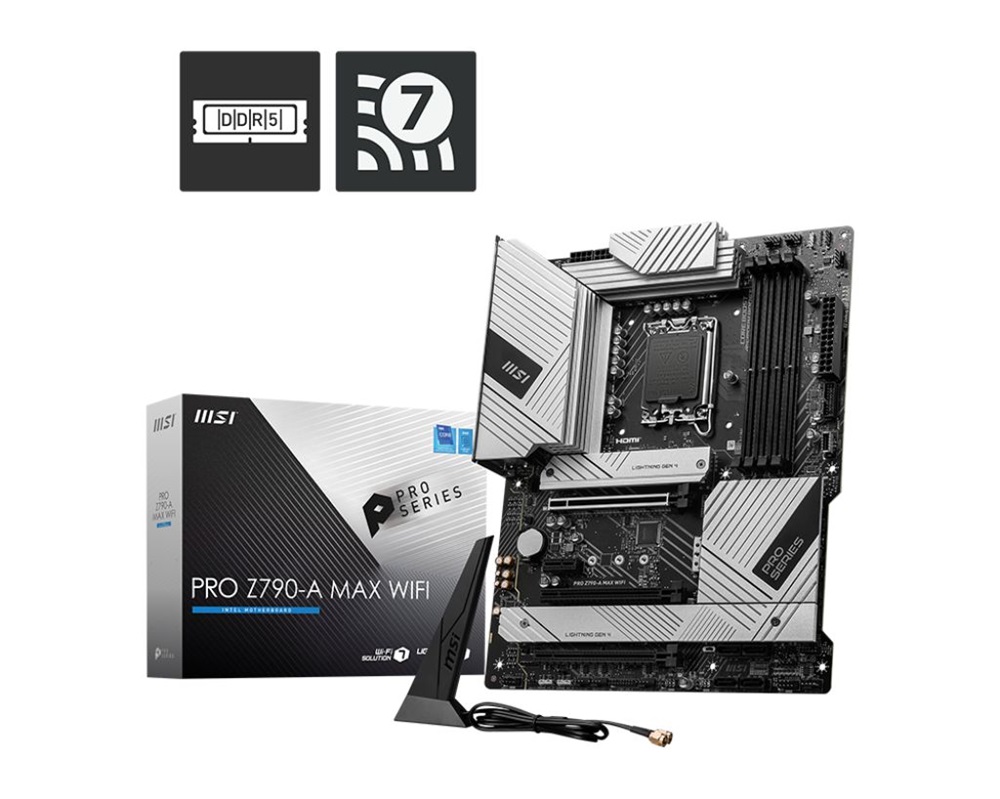 MSI PRO Z790-A MAX WIFI Intel Z790 LGA1700 ATX alaplap