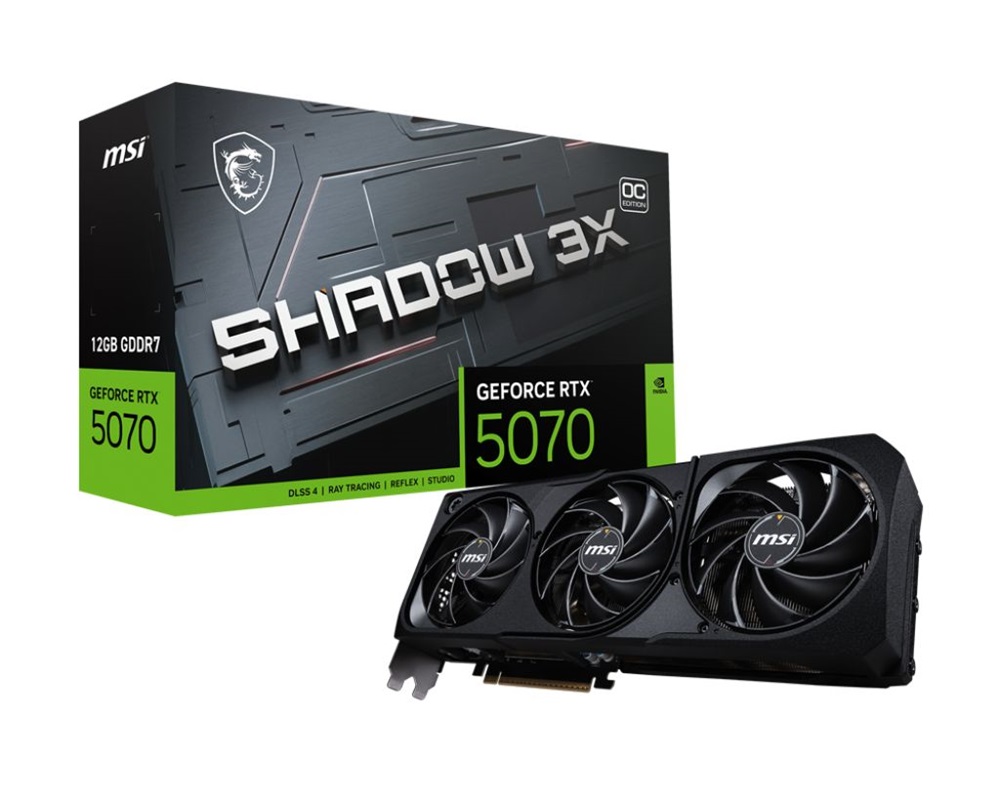 MSI RTX 5070 Shadow nVidia 12GB DDR7 PCIe videókártya