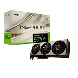 MSI RTX 5070 Ti Inspire nVidia 16GB DDR7 PCIe videókártya