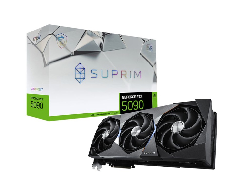 MSI RTX 5090 Suprim nVidia 32GB DDR7 PCIe videókártya