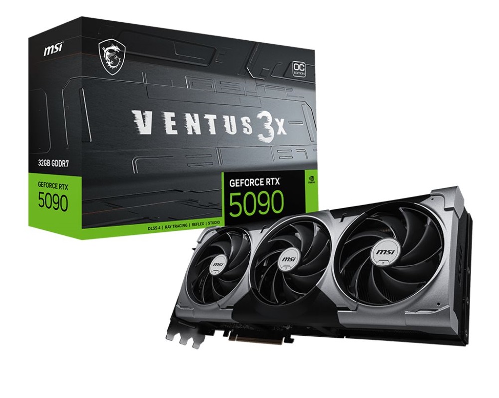 MSI RTX 5090 Ventus nVidia 32GB DDR7 PCIe videókártya