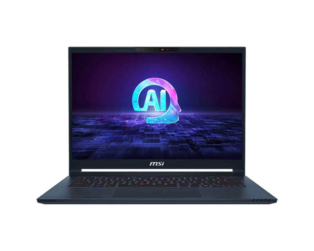 MSI Stealth 14 AI Studio A1VFG-095 14"QHD+/Intel Core Ultra 7 155H/32GB/1TB/RTX 4060 8GB/Win11/kék laptop