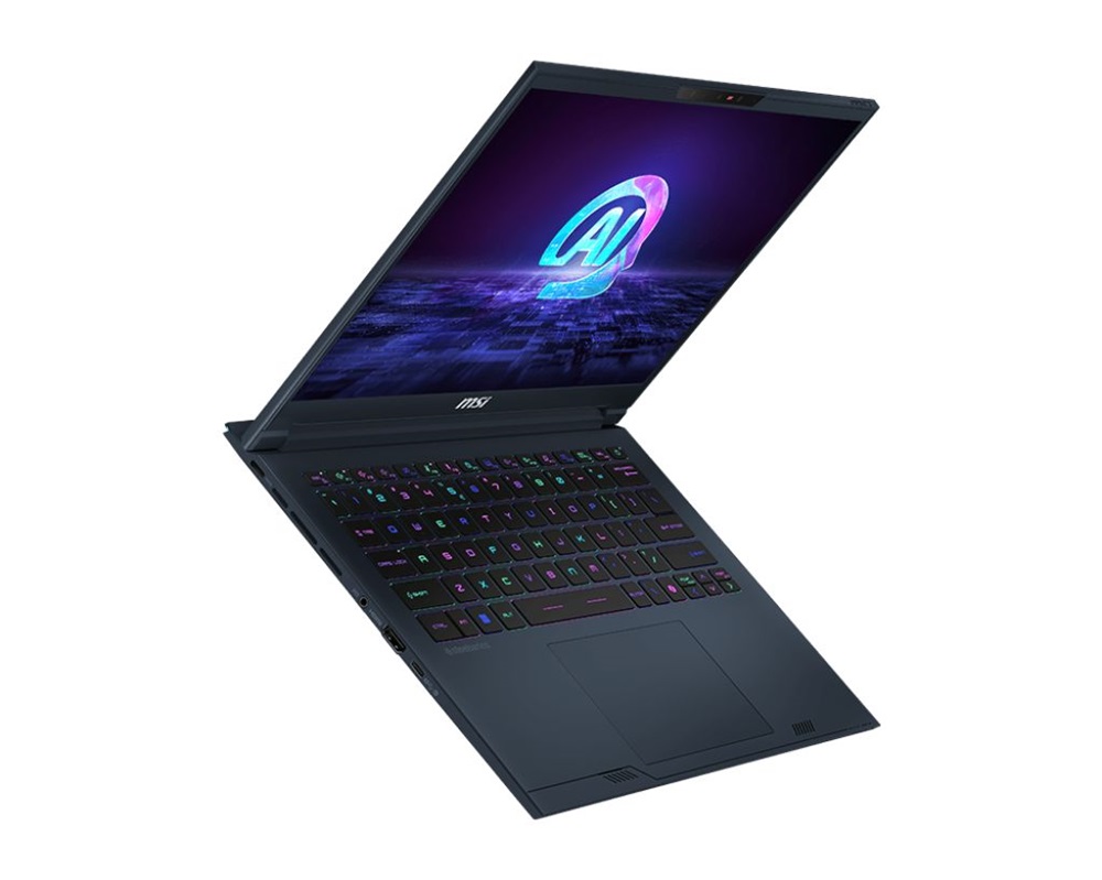 MSI Stealth 14 AI Studio A1VFG-095 14"QHD+/Intel Core Ultra 7 155H/32GB/1TB/RTX 4060 8GB/Win11/kék laptop