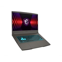 MSI Thin 15 B12UC (UI key) 15,6"FHD/Intel Core i5-12450H/16GB/512GB/RTX 3050 4GB/FreeDOS/szürke laptop