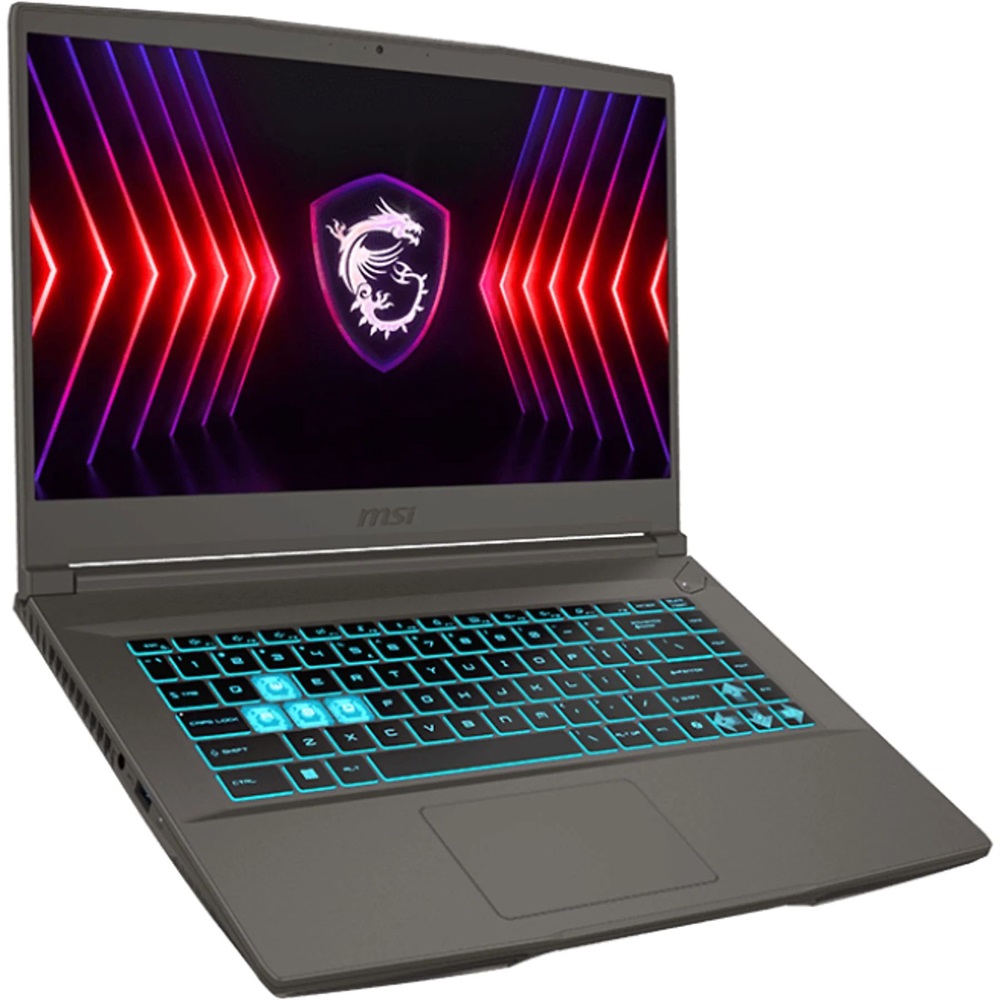 MSI Thin 15 B13VE-2854 15,6"FHD/Intel Core i7-13620H/16GB/512GB/RTX 4050 6GB/FreeDOS/fekete laptop
