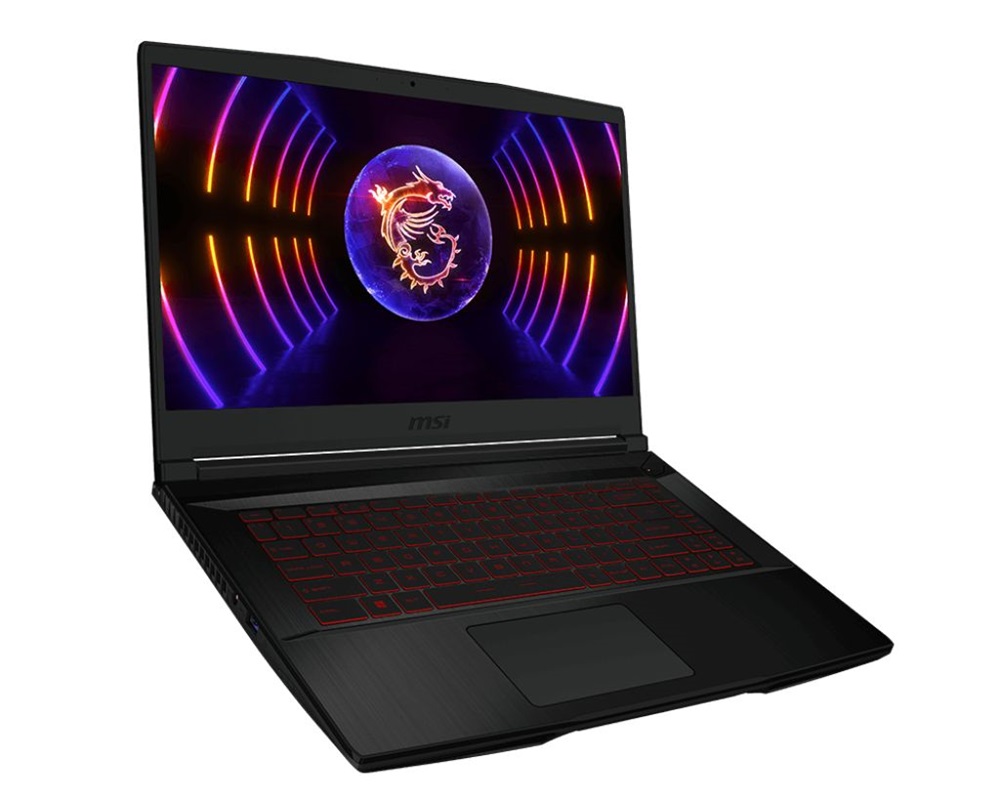 MSI Thin GF63 12VF-638 15,6"FHD-144Hz/Intel Core i7-12650H/16GB/1TB/RTX 4060 8GB/fekete laptop