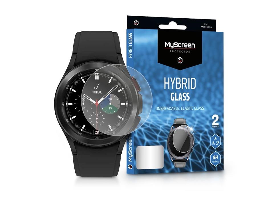 MSP LA-1911 Samsung Galaxy Watch4 (44mm) Hybrid Glass 2db-os rugalmas üveg kijelzővédő fólia