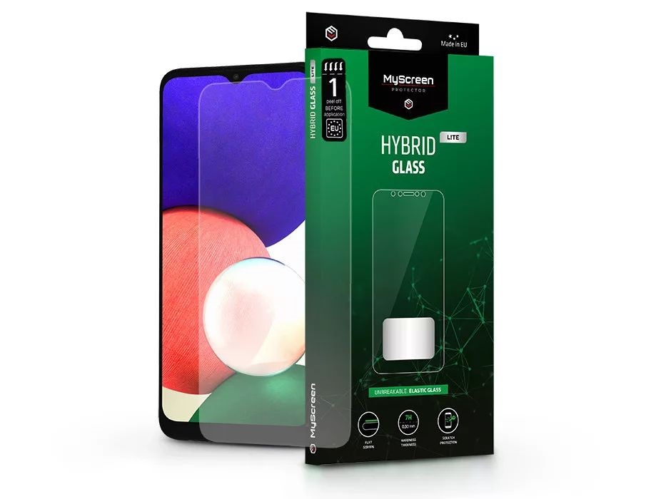MSP LA-1945 Galaxy A22 5G Hybrid Glass Lite rugalmas üveg kijelzővédő fólia