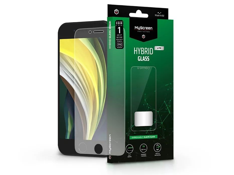 MSP LA-1946 iPhone 7/8/SE 2020/2022 Hybrid Glass Lite rugalmas üveg kijelzővédő fólia